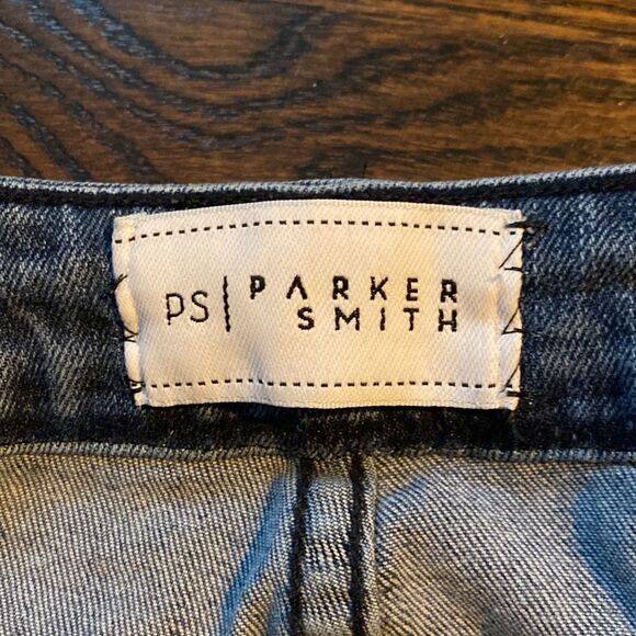Parker Smith 28 Skinny Distressed Cropped Ankle Side Stripe Denim - Picture 6 of 7